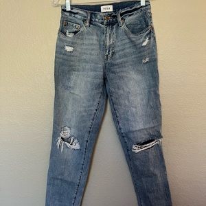 Pistola Distressed Straight Jeans - Size 26